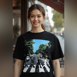 The Beatles Apple Corps Ltd. 2020 Black Shirt - Size Small - Classic Band Tee